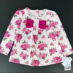New Kids Headquarters Pink Floral Blouse
